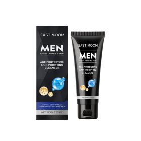 East Moon Men's Facial Cleanser, Moisturizing Amino Acid Gentle Cleanser Refreshing Non-Tightening Cleanser