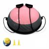 Balance Ball Balance Trainer 660Lbs Weight Capacity 23" Half Ball with Resistant Band, Anti Burst Design