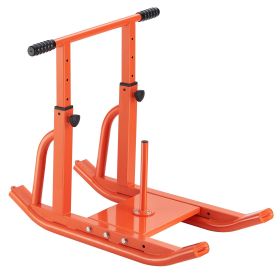 Weight Power Pull Push Sled Workout Fitness Strength Speed Training Sled Orange