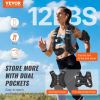 VEVOR Weighted Vest, 12 lbs Weight Vest with Reflective Stripe, Adjustable Buckle Body Weight Vest for Men Women