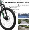 27.5 Inch Full Suspension Mountain Bike, Front and Rear Dual Shock Absorbers, Mechanical Disc Brakes, 21-Speed, Suitable for Men and Women