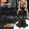 VEVOR Battle Rope, 1.5 Inch Diameter 30Ft Length Polyester Exercise Rope, Battle Exercise Equipment