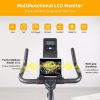 Stationary Bikes for Home Indoor Exercise Bike with LCD Monitor and Comfortable Seat Cushion for Home Gym Cardio Fitness Training