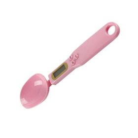 Kitchen Scale Measuring Spoon Scale (Option: pink)