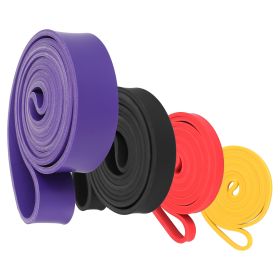 Resistance Loop Band Pull up Assistance Band Stretch Mobility for Gym Workout Yoga Power Lifting Home 4 Colors Fit for Different Weights (Option: MixedColor)