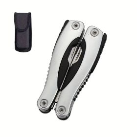 Professional Stainless Steel Pliers Tool Set: Multi-function Knife, Nylon Sheath, Etc. - The Perfect Gift For Camping, Survival, Hiking, Etc.! (Option: Silverycampingoutdoorspecial)
