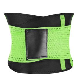 U-Shaped Slimming Waist Belt Body Abdominal Shapewear Sport Tummy Cincher Bands Office Ladies Postpartum Mothers (Option: XL_Green)