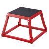 VEVOR Plyometric Jump Box, 12 Inch Plyo Box, Steel Plyometric Platform and Jumping Agility Box