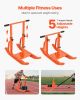 VEVOR Weight Sled, Steel Power Sled, Fitness Training Sleds for Athletic Exercise Speed Improvement, Workout Equipment with Adjustable Height Handle