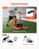 VEVOR Weight Sled, Steel Power Sled, Fitness Training Sleds for Athletic Exercise Speed Improvement, Workout Equipment with Adjustable Height Handle