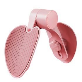 Thigh Exerciser Hip Trainer Inner Pelvic Floor Muscle Exercise Equipment with 3 Adjustable Resistance For Woman Postpartum Mother (Option: pink)
